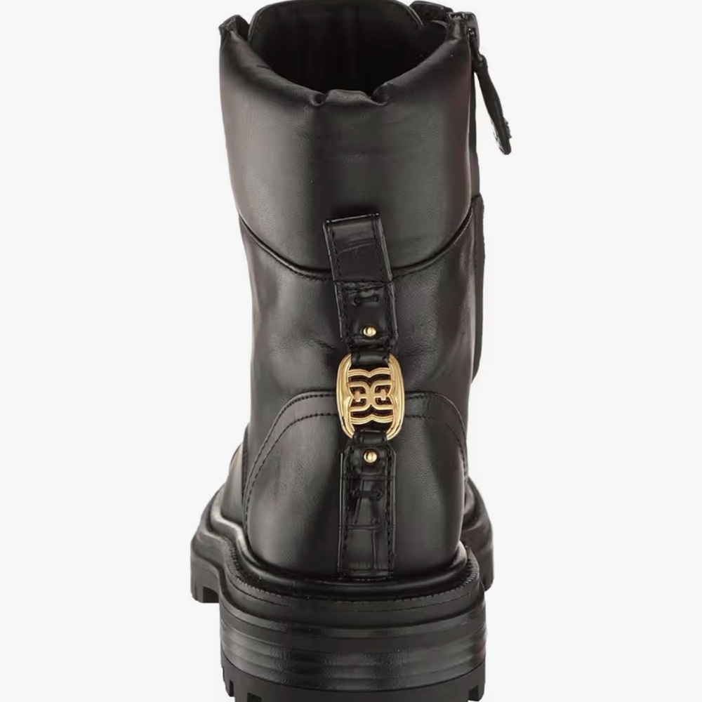 Brand New in box Sam Edelman Aleia black combat boot - Picture 5 of 7